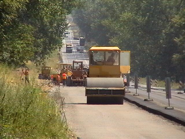 Krajowa Czwrka - Prace na odcinku Wieliczka - Targowisko